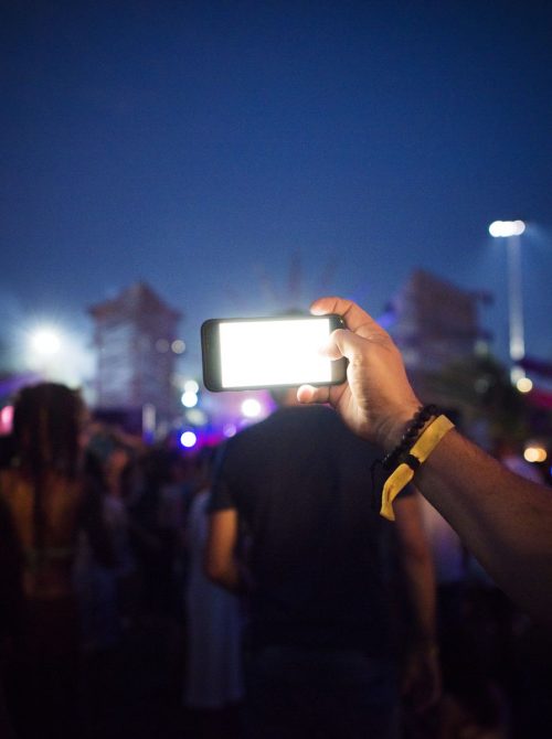 People Taking Photo in Music Concert Festival